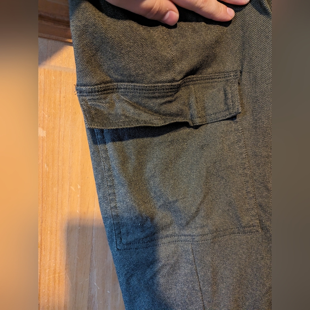 Green Bengaline Dress Pants - Picture 2 of 3